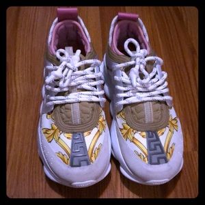 Authentic Versace sneakers only wore once.